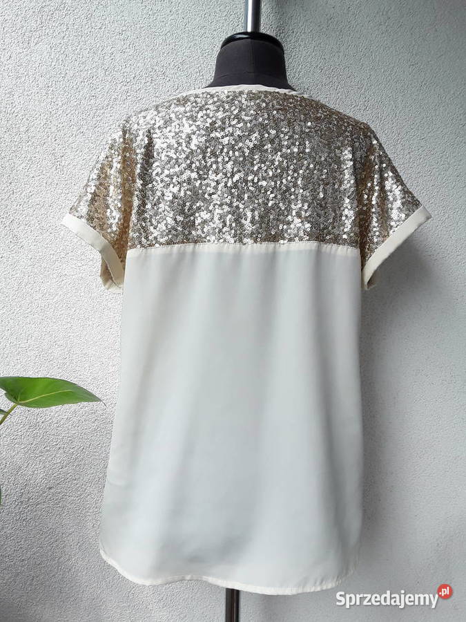 Bluzeczka ze złotymi cekinami Reserved r38 Warszawa