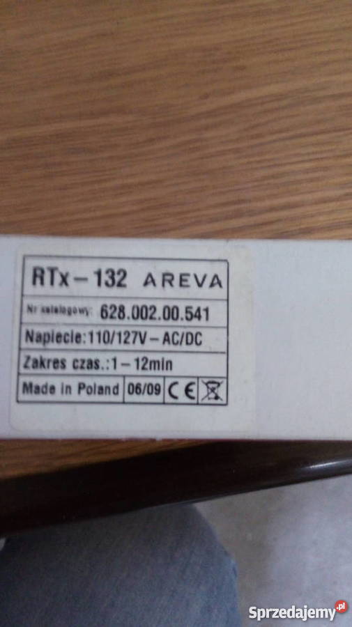 Przekaźnik czasowy RTx132 AREVA 112 min mazowieckie Warszawa