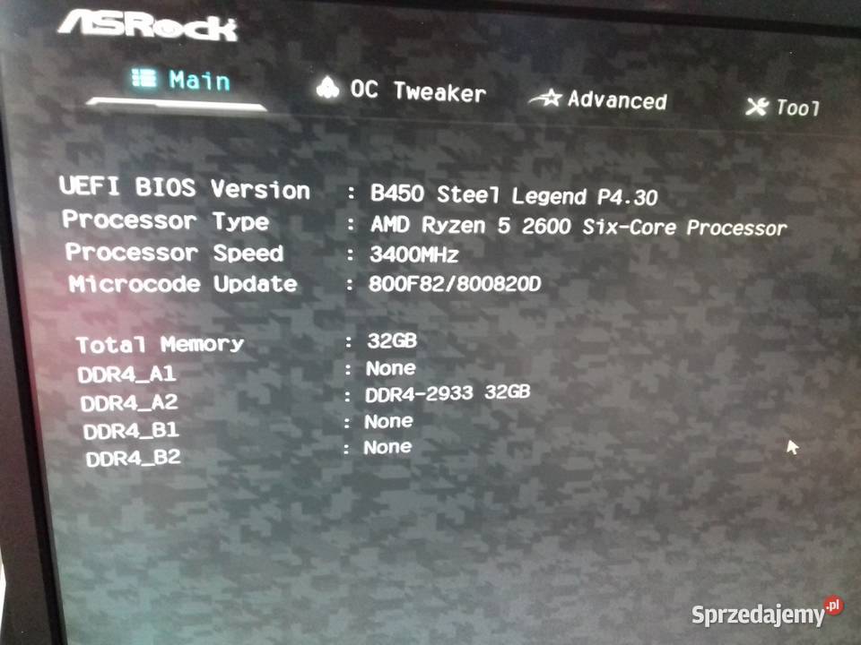 Samsung DDR4 32GB PC4 3200MHz 2933Mbps 12V Bydgoszcz
