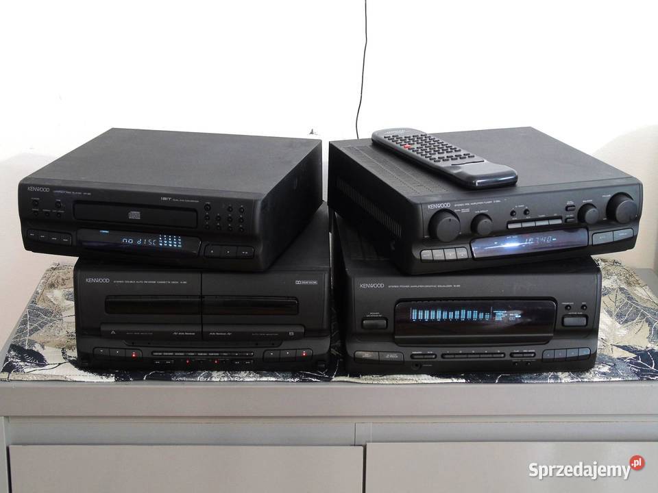 Wzmacniacz pilot korektor graficzny tuner CD Mag Jasło