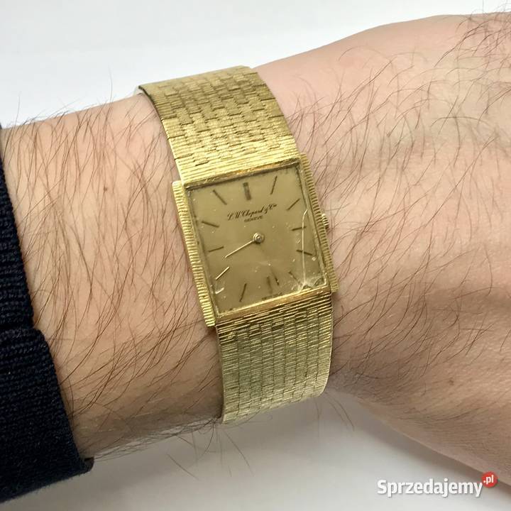 L U C CHOPARD Geneve Złoty zegarek 750 18K męskie Zegarki i Biżuteria Warszawa sprzedam