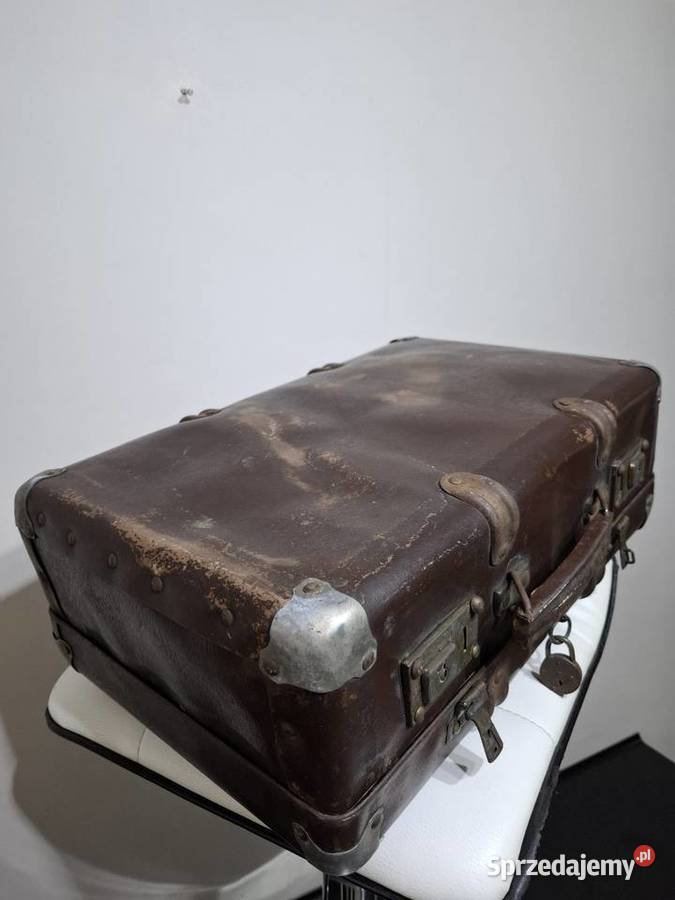Walizka retro zabytkowa kłódka Komar sprzedam