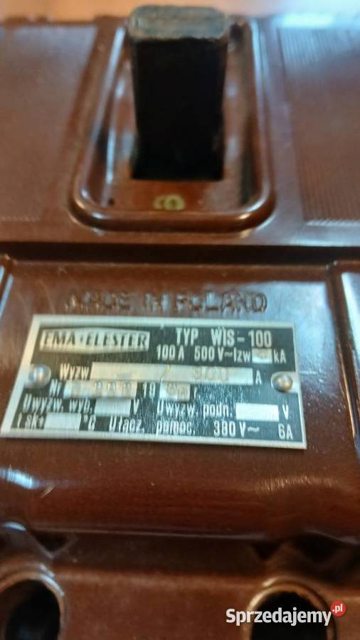 Wyłącznik EMAELESTER TYP WIS100 agregatowy Skierniewice