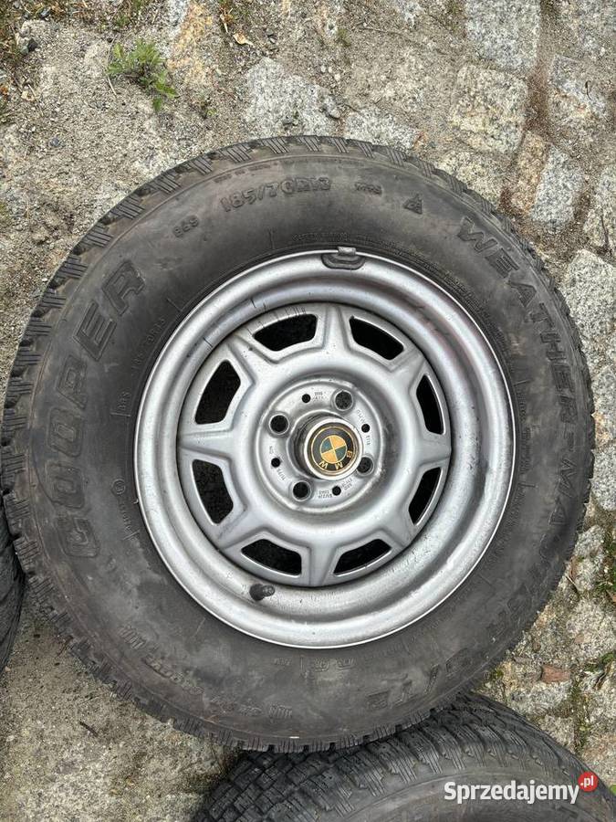 Komplet kół BMW e21 z deklami chrom seria 3 1979 Wrocław sprzedam