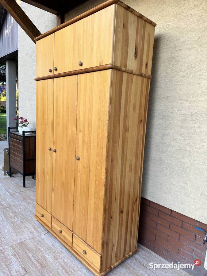 Szafa 3 drzwiowa z nadstawką garderoba Garwolin