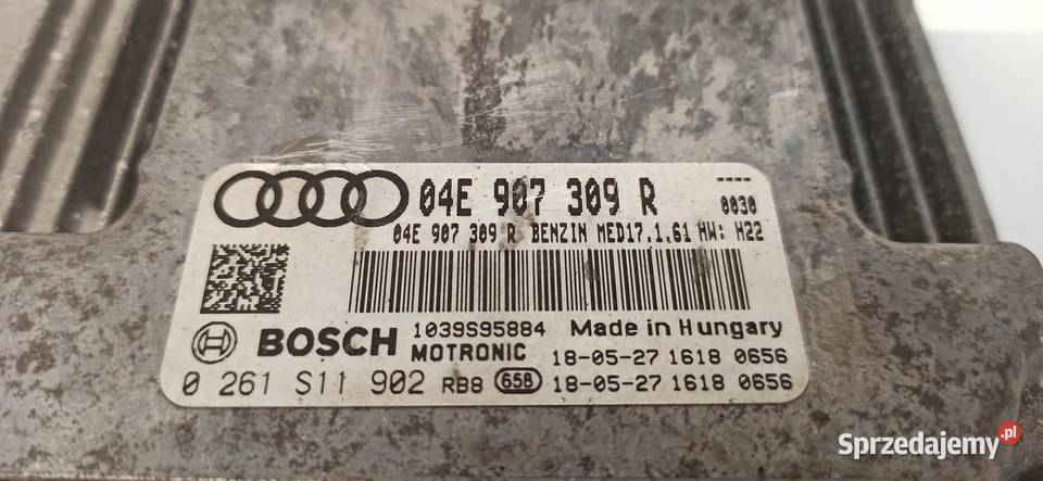AUDI A4 B9 KOMPUTER SILNIKA 04E907309R dolnośląskie