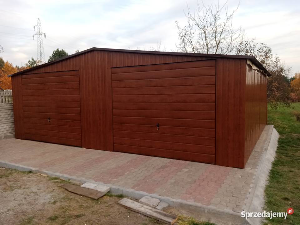 Garaż blaszany blaszak 2 stanowiska 6x5 Grodzisk Mazowiecki