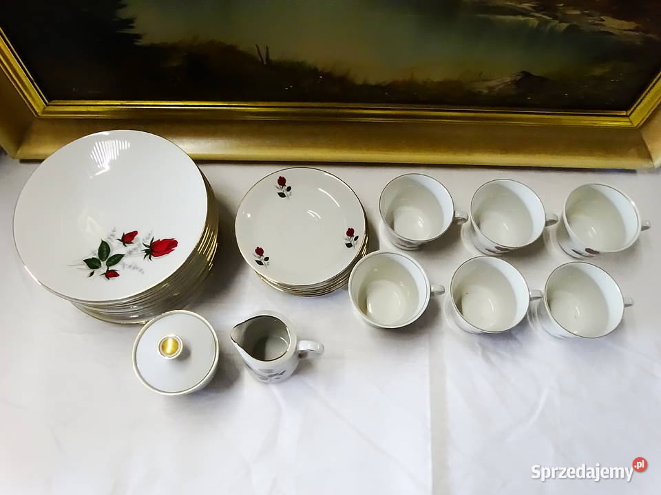 Zestaw porcelany Mitterteich Bavaria elegancki