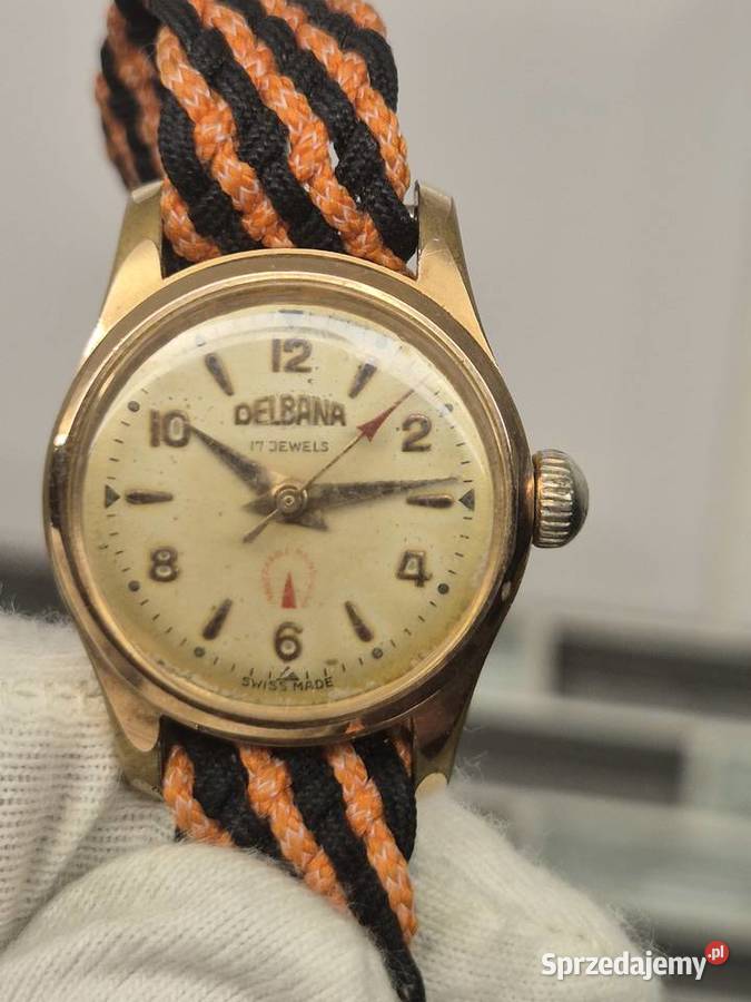 Damski zegarek vintage Delbana Chorzów