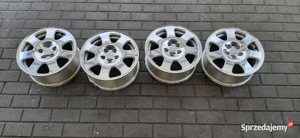 AUDI A3 8L ALUFELGI 5x100 CHROM 15 ET38 Kościerzyna