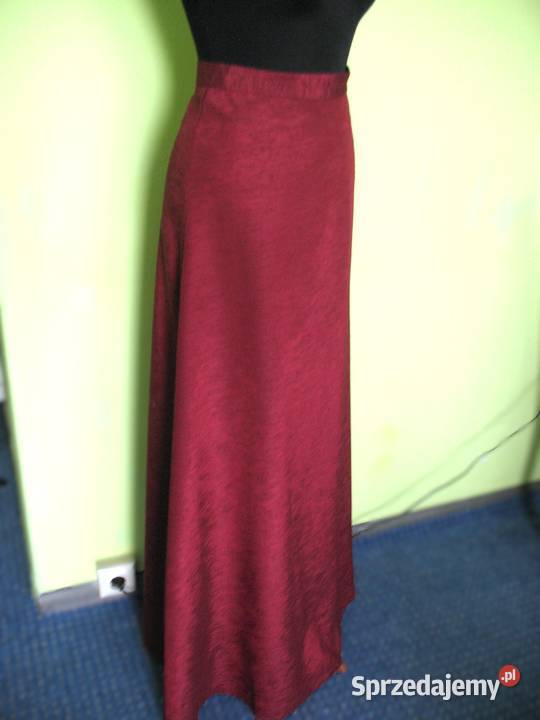 Spódnica bordo maxi 40 L pas 76 Siedlce sprzedam