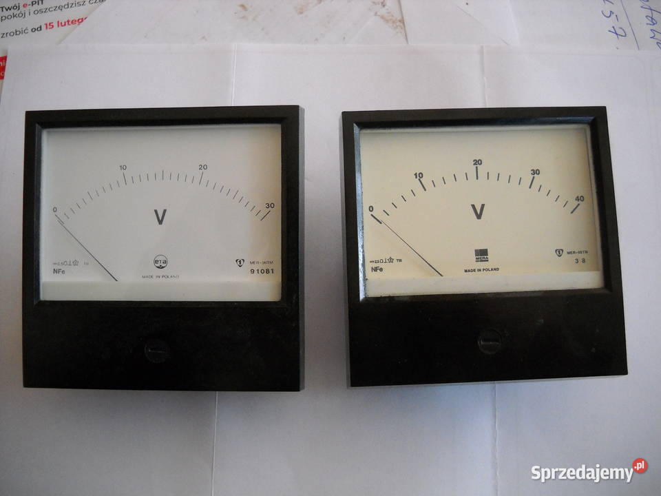 Woltomierz 100 V 40V 30V Lublin