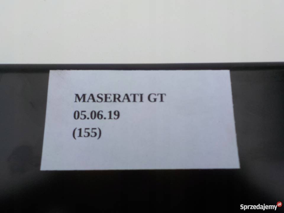OSŁONA ZBIORNIKA PALIWA MASERATI GRANTURISMO osobowe Nowy Tomyśl