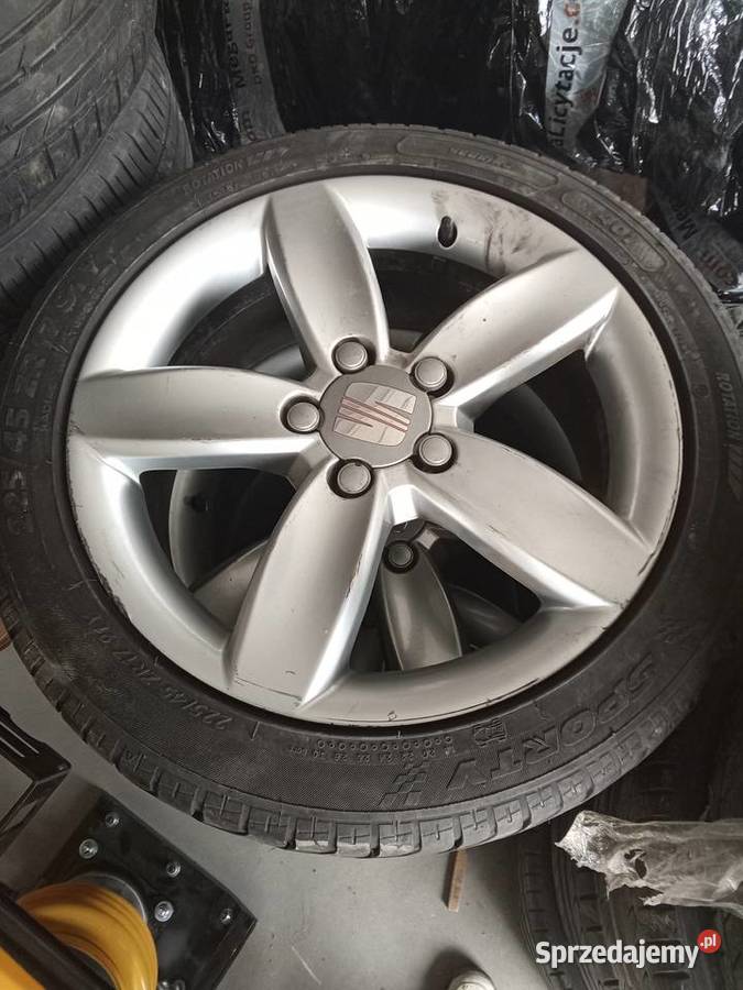 Sprzedam alufelgi 5x112 r 17 seat Średnica 17" Grybów