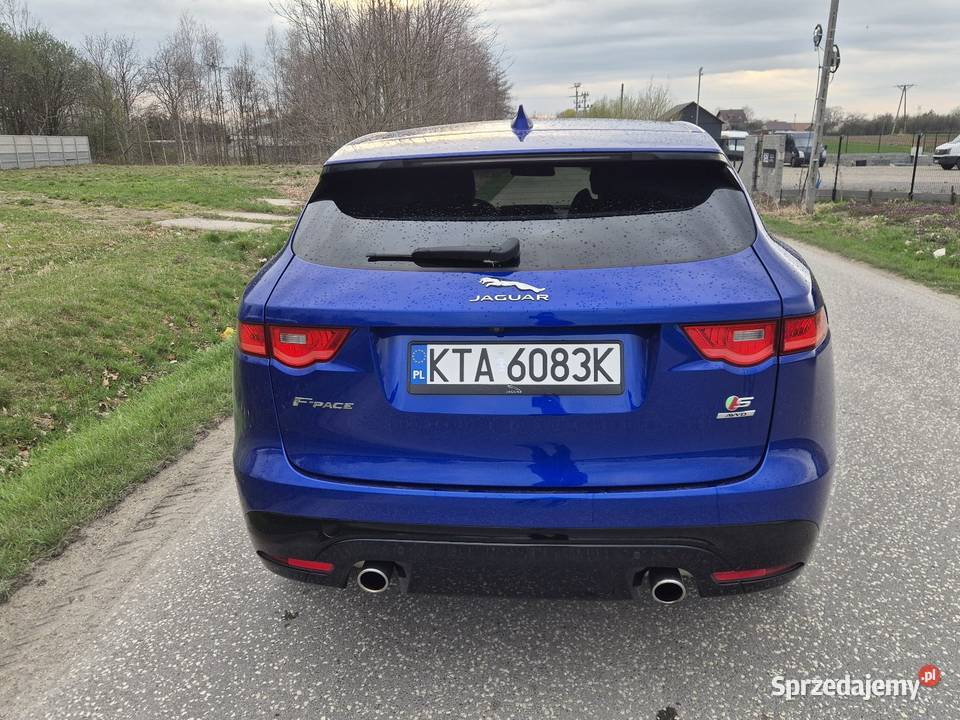 Jaguar FPACE S 30 V6 Supercharged Benzyna 381 elektryczne lusterka