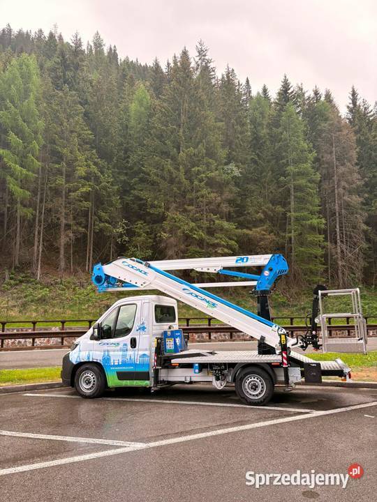 Fabrycznie nowy podnośnik koszowy Socage 20A na