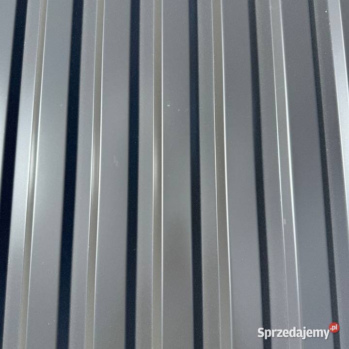 Blacha Trapezowa T18 2 gat w kolorze 7016 Grafit wielkopolskie Puszczykowo