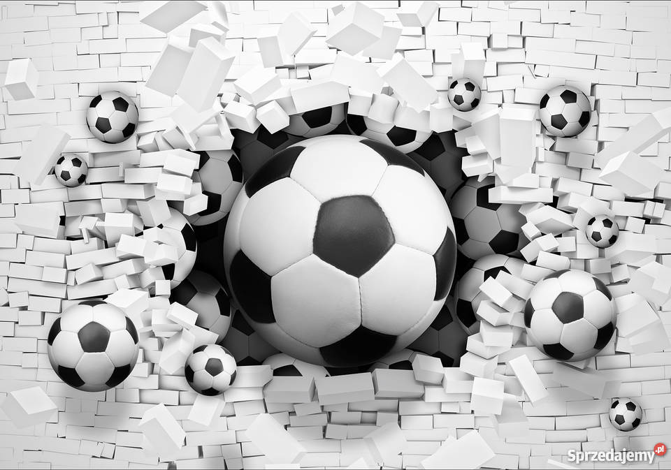Tapeta fototapeta 3D Piłka Dom i Ogród Leszno sprzedam