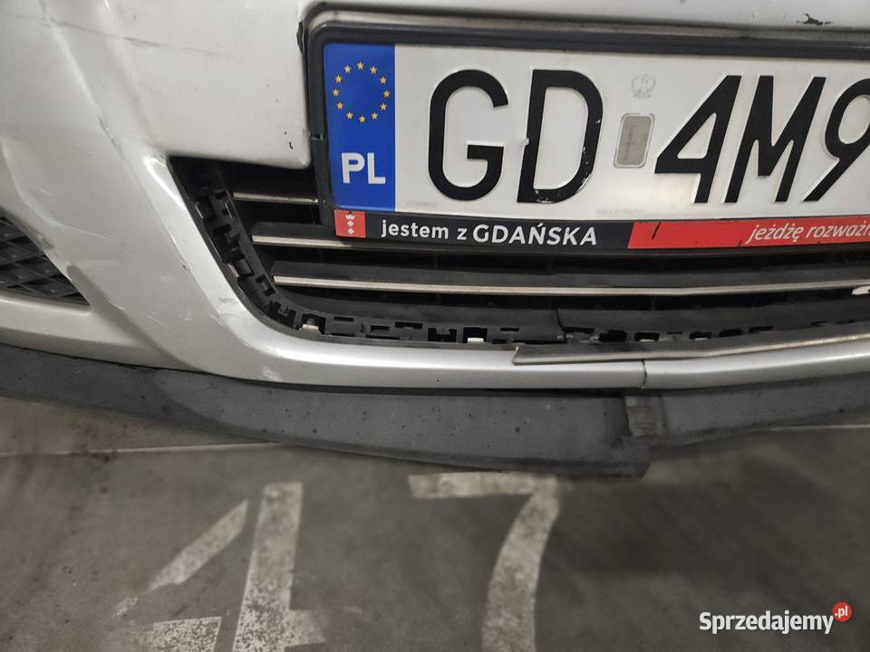 Astra z gazem kolizji Gdańsk