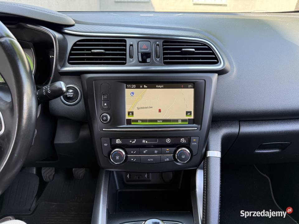 Renault Kadjar 12 BENZYNA Klimatronik Nawigacja elektryczne lusterka wielkopolskie Konin