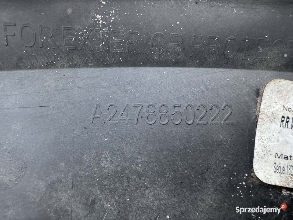 Listwa błotnika tył lewa LH Mercedesbenz GLB wielkopolskie Sieraków sprzedam