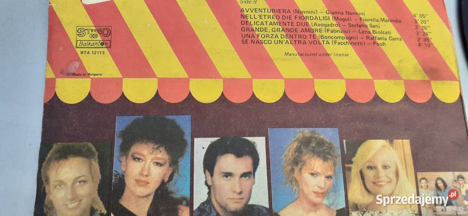 Le canzoni doggiskładanka winyl vintage pamiątka Tuszkowo