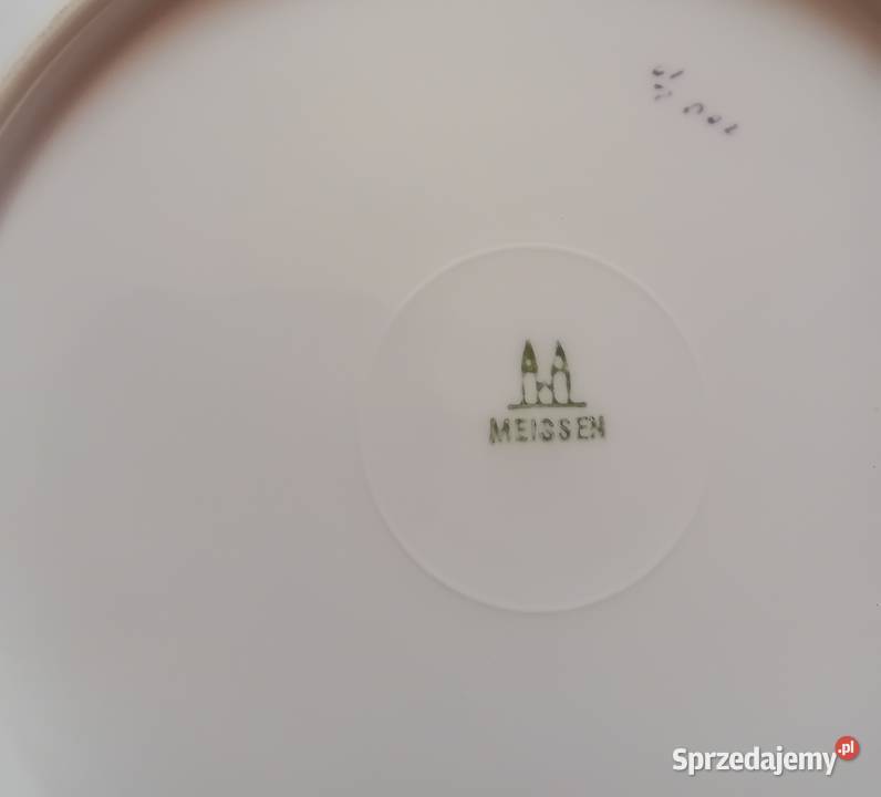 Patera z uchwytami Meissen Carl Teicheret