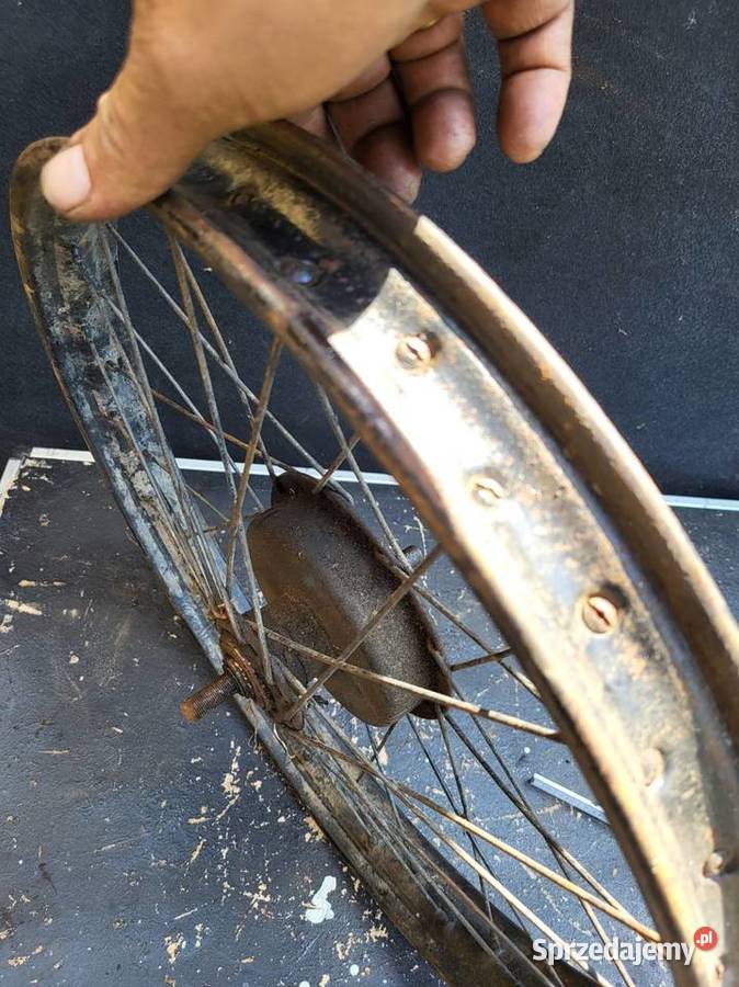 KOŁO PRZÓD NAPĘD SLIMAKA DKW NSU TRIUMPH ZUNDAPP Pozostałe Części i akcesoria motocyklowe