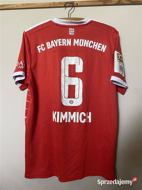 BAYERN MONACHIUM FC 6 KIMMICH 2022 2023 M adidas Wrocław sprzedam