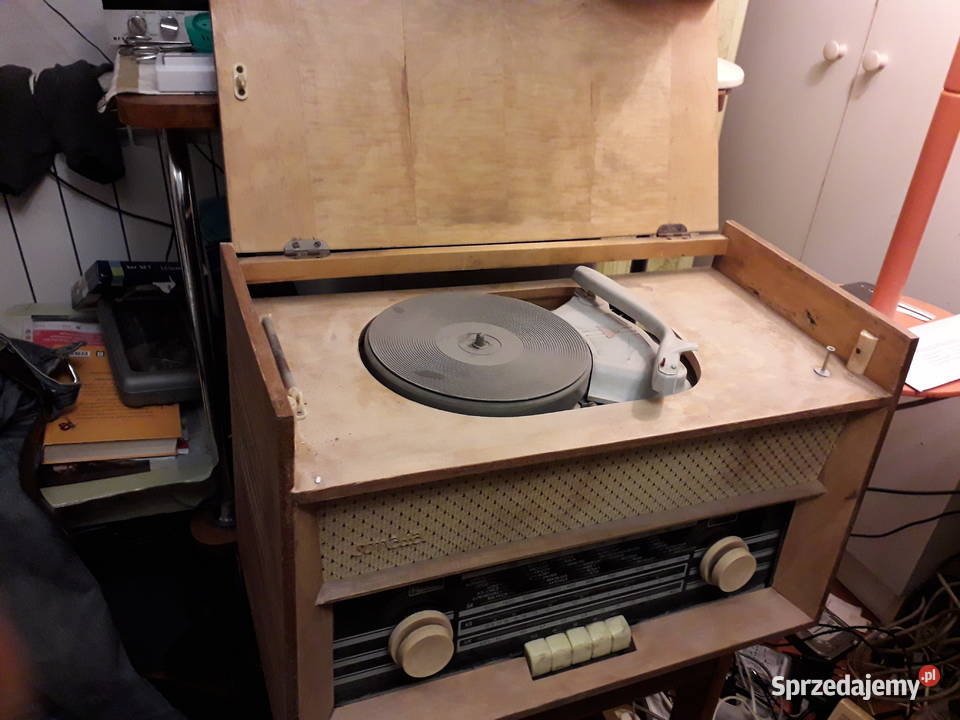 Radio lampowe Sonata z gramofonem Warszawa