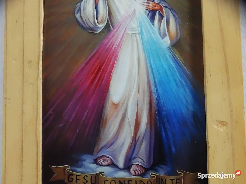 Obrazek Jezusa Miłosiernego Jezu ufam Tobie Gesu