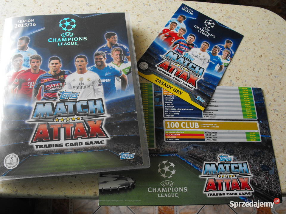 Kompletny album 500 kart topps CHL 20152016 Częstochowa