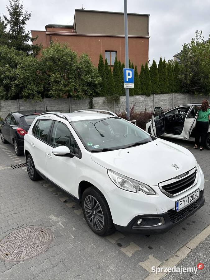 Peugeot 2008 12 Benzyna 2013 r Biały garażowany wielkopolskie Poznań