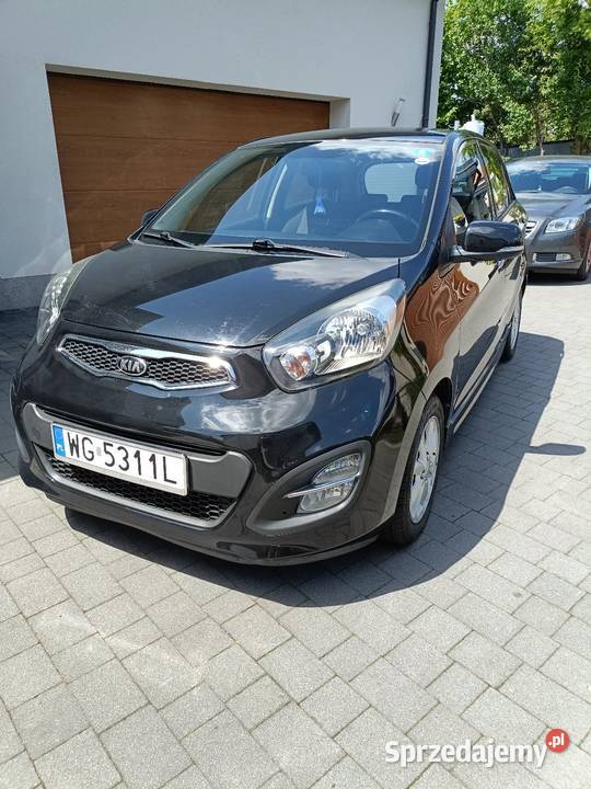 Kia Picanto 12 Automat 2012 Podgrzewane fotele i immobilizer Pilawa