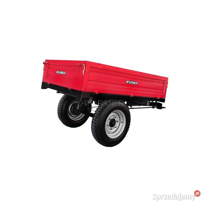 Przyczepa rolnicza jednoosiowa 15T z kiprem Tajęcina