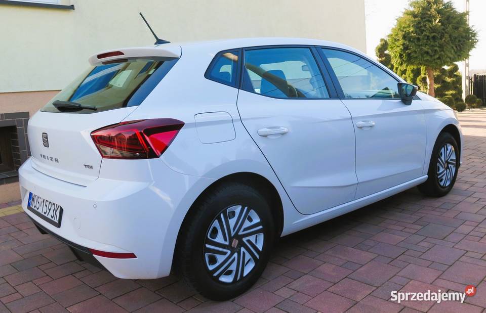 Seat Ibiza V 10 TGI Benzyna CNG biały mazowieckie Goworowo