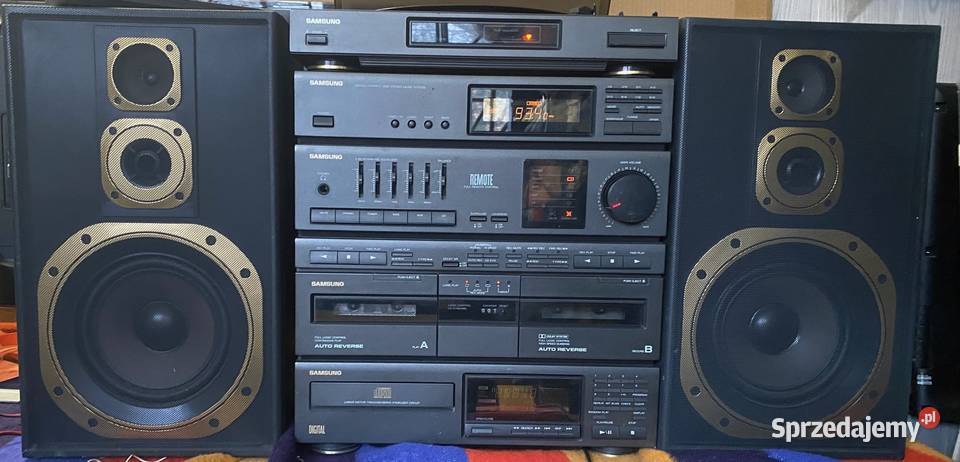 Wieża SAMSUNG SCM6900 radio CD 2x magnetofon