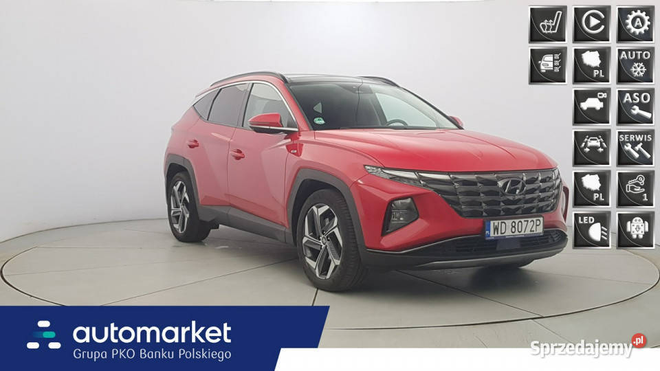 Hyundai Tucson 16 TGDi 48V Executive NLine 4WD czerwony Warszawa sprzedam