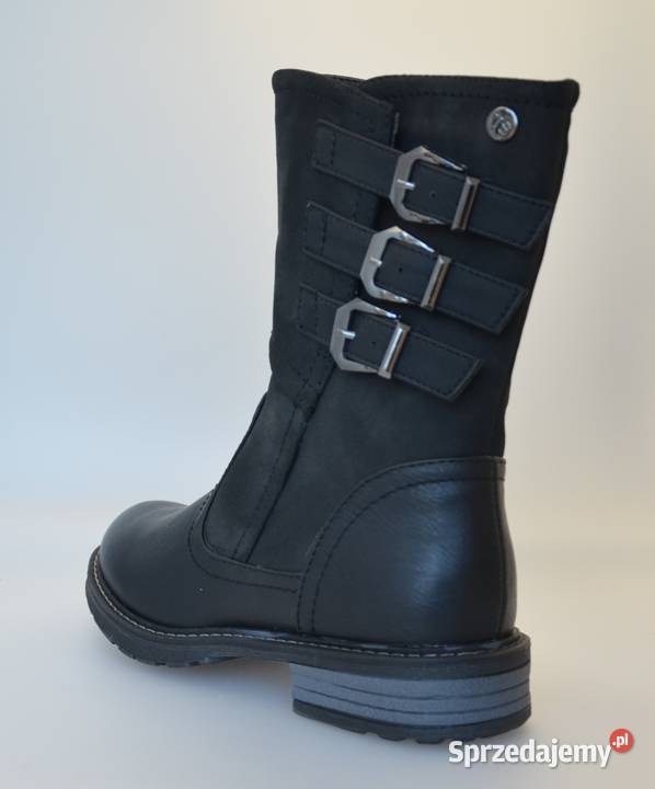 Czarne damskie ocieplane botki rozmiar 36 mazowieckie Żyrardów