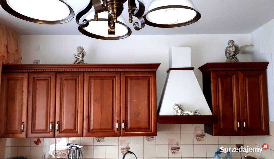 Meble kuchenne drewniane zestaw stan Poręba