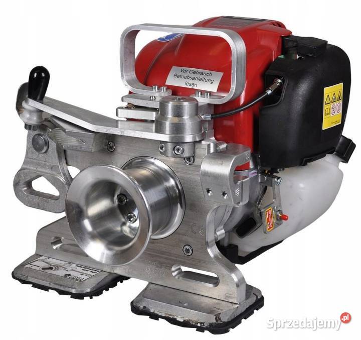 Wyciągarka spalinowa EDER Powerwinch 500 lekka Leśnictwo dolnośląskie Dzierżoniów