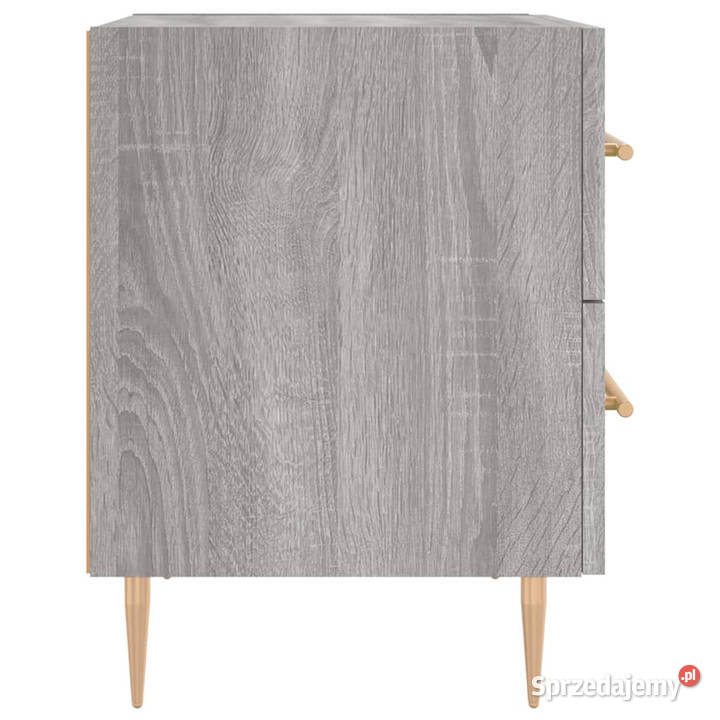 Szafki nocne 2 szary dąb sonoma 40x35x475 Nocne Warszawa