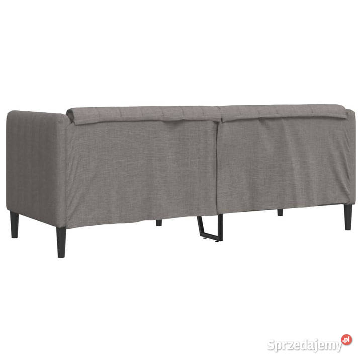 Sofa 2osobowa kolor taupe tapicerowana tkaniną mazowieckie Warszawa