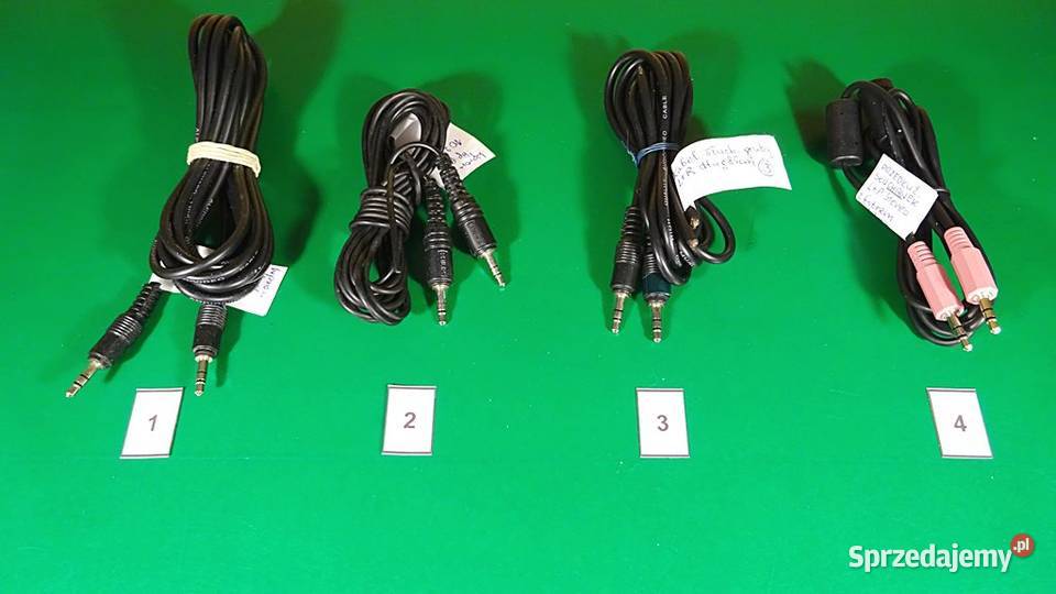 Kabelki przedłużacze do słuchawek 35mm Stereo Chorzów sprzedam