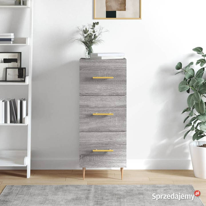 Szafka szary dąb sonoma 345x34x90 materiał Warszawa