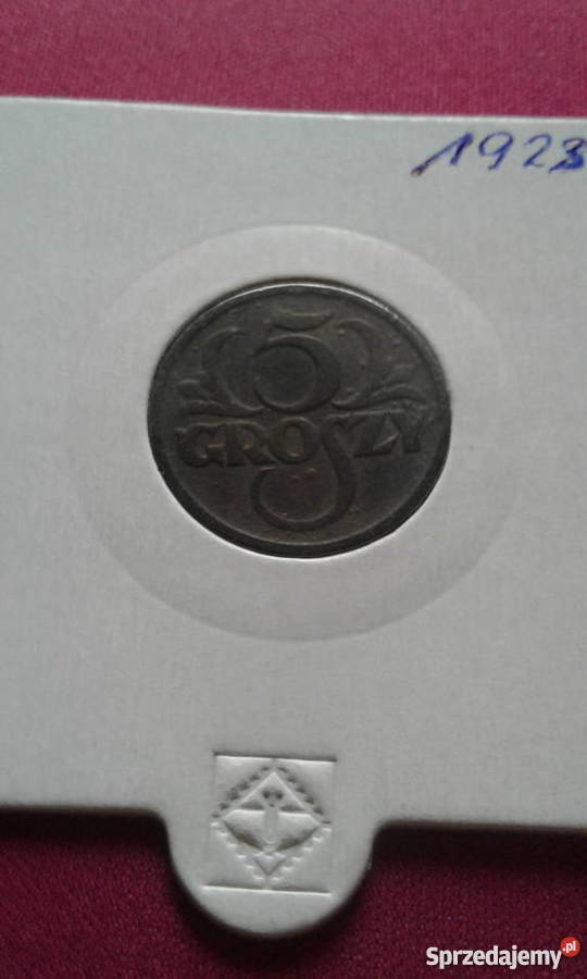 5 groszy 1923 r II RP Konin