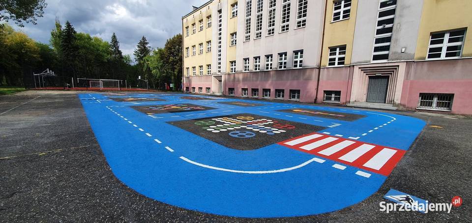 Stacjonarne miasteczko rowerowe BIG4 z ósemką sprzedam