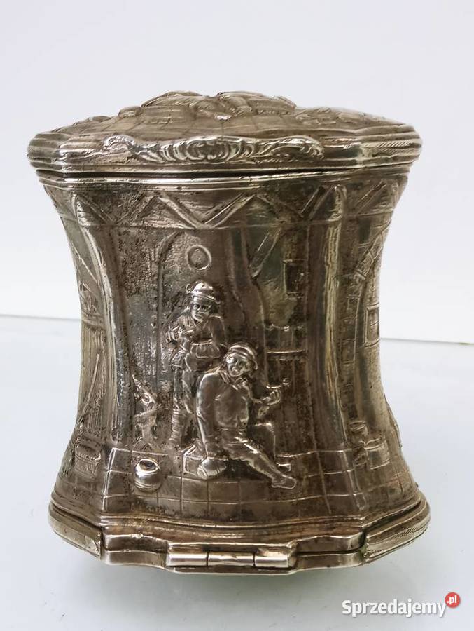 Hanau Tabakierka Srebro 800 Tabakierka