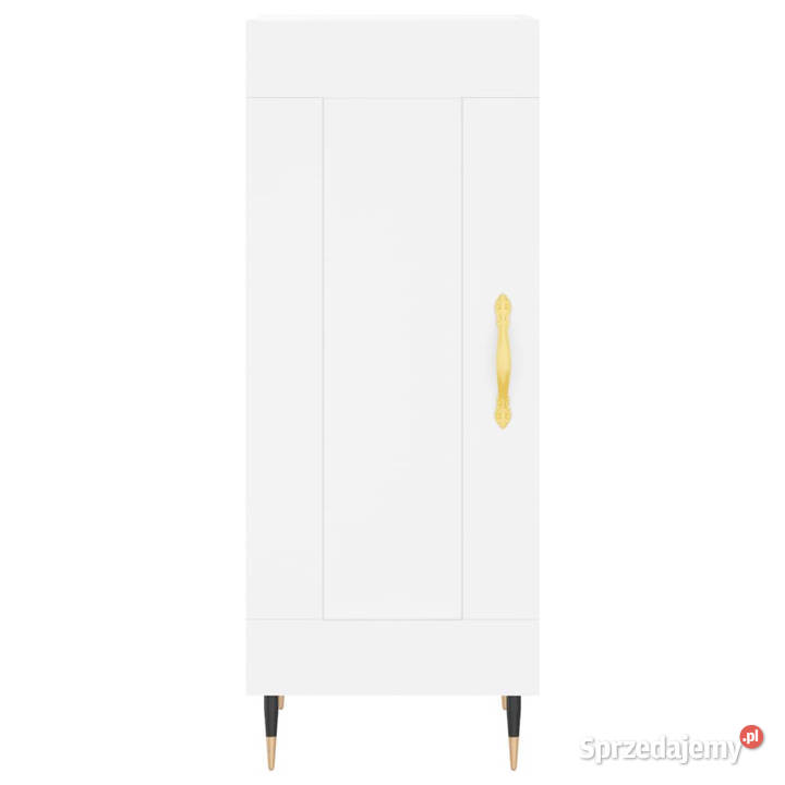 Wysoka szafka biała 345x34x180 materiał Warszawa sprzedam