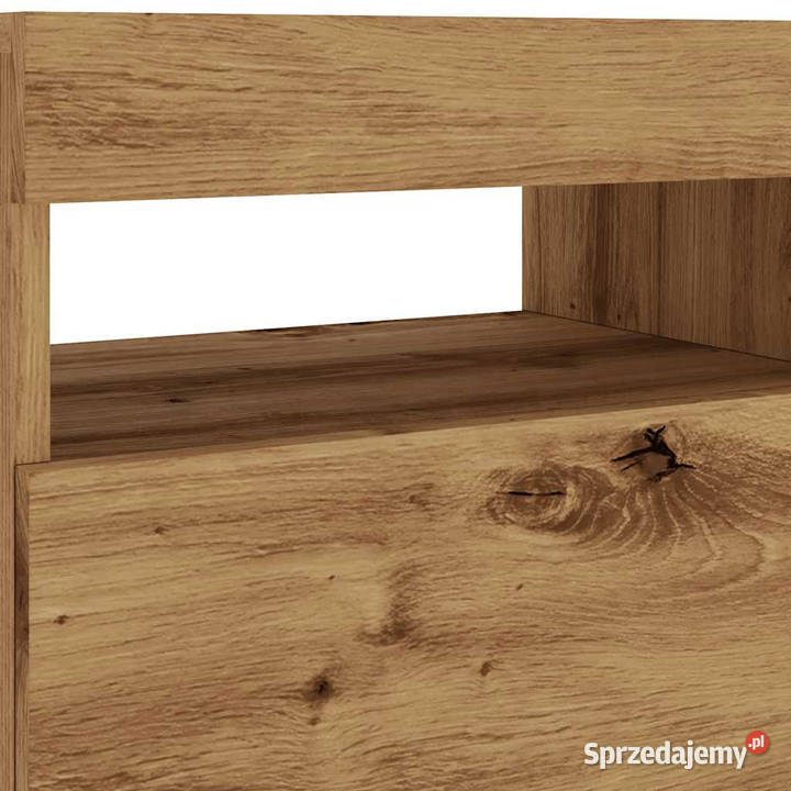 Szafka pod TV z oświetleniem LED dąb artisan Szafki Warszawa sprzedam
